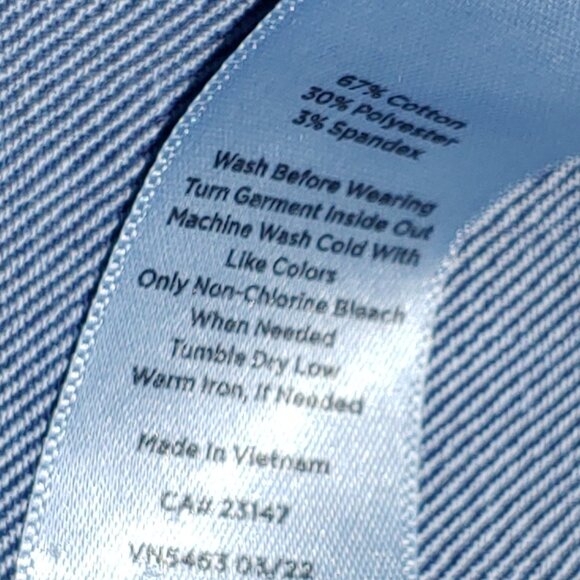 Talbots Sculpt Straight Leg Jeans - Shadow Wash Size 16 - Picture 5 of 5